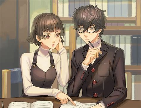 persona 5 joker and makoto